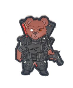 HIWEZ Balthazor Tactical Teddy Morale Patch PVC Airsoft Hook Loop