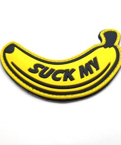 Suck My Banana 3D PVC Patch Funny Airsoft Paintball #178