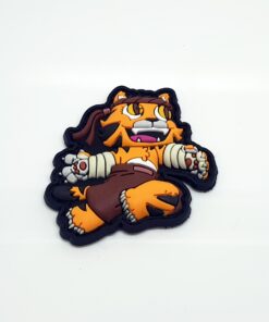 HIWEZ Muay Thai Fighting Tony Tiger Cub PVC Airsoft Hook Loop Morale Patch