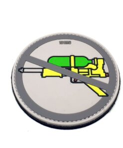 No Waterguns PVC Patch #016