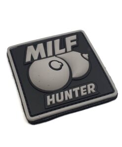 Milf Hunter PVC Patch (Grey) #053