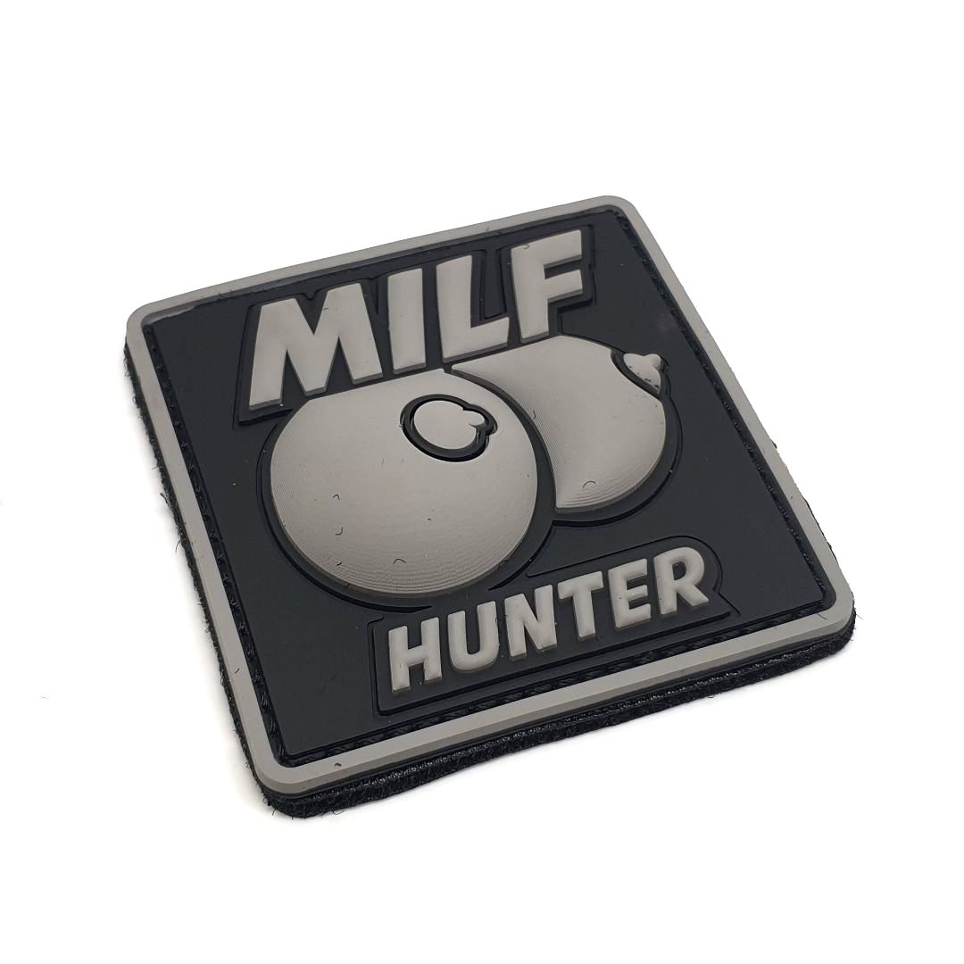 International MILF Hunting Permit PVC Large Airsoft Patch 