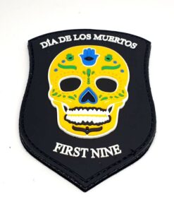 Dia De Los Muertos First Nine PVC Patch (Yellow) #113