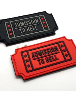 Admission To Hell PVC Patch (Red) #135
