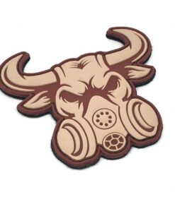 Gasmask Bull PVC Patch Sand #038D