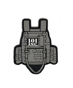 101 Inc Tactical Vest PVC Patch Grey #101