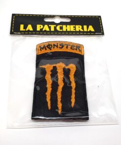 Monster Orange Embroidered Patch La Patcheria LP010