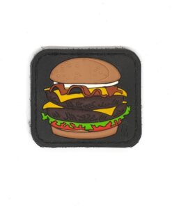 Hamburger PVC Patch La Patcheria LP015