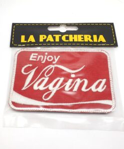 Enjoy Vagina Embroidered Patch La Patcheria LP008