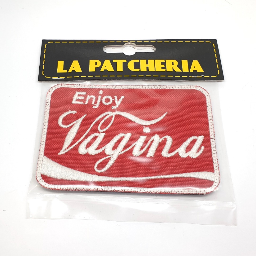 Enjoy Vagina Embroidered Patch La Patcheria LP008 – Just For Patches