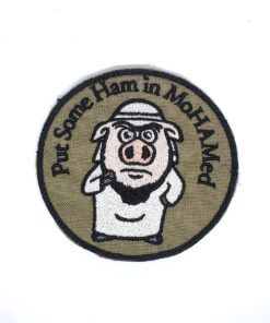 Ham In Mohammed Pig Embroidered Patch LP020