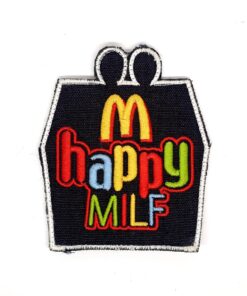 McDonalds Happy Milf Tactical Morale Patch Airsoft Hook Loop Paintball