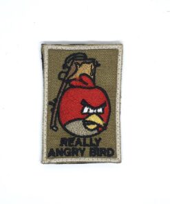 Really Angry Bird Tactical Morale Patch Airsoft Hook Loop Paintball Stitched
