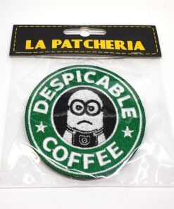 Despicable Coffee Embroidered Patch La Patcheria LP007