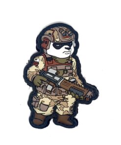 Tatical Panda Soldier PVC Patch