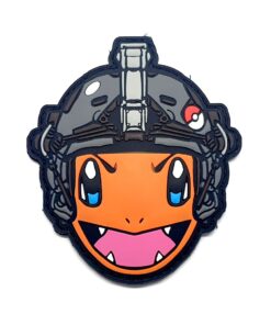 Premium Charmander Pokemon PVC Morale Patch