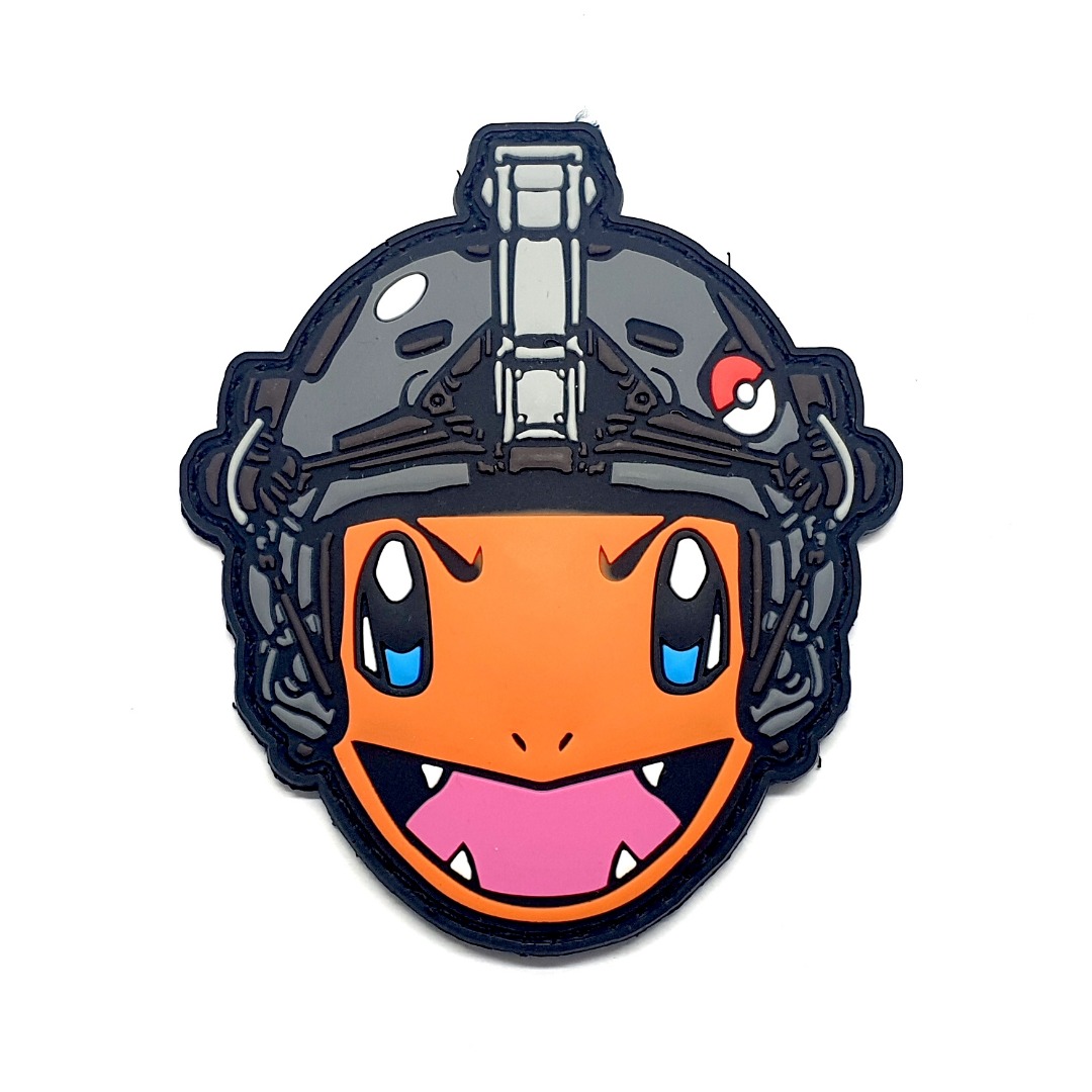 Premium Charmander Pokemon PVC Morale Patch – Just For Patches