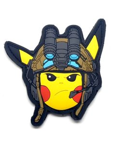 Premium Pikachu Pokemon PVC Morale Patch