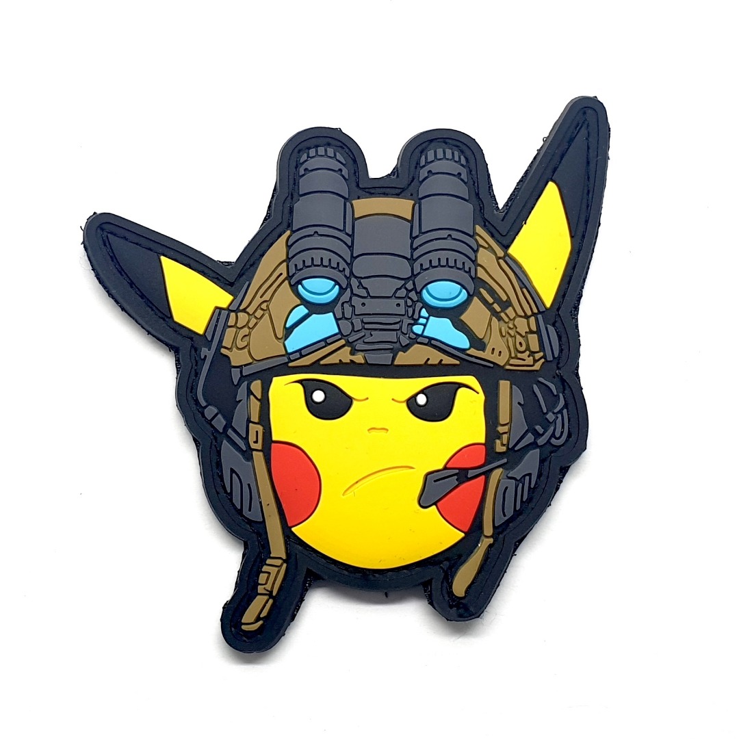 Shocked Pikachu Meme PVC Morale Patch MISPRINTS