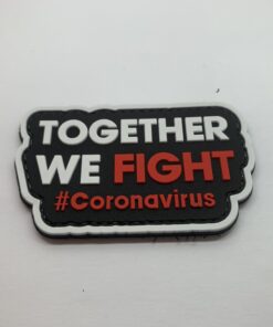 Together We Fight #Coronavirus PVC Patch