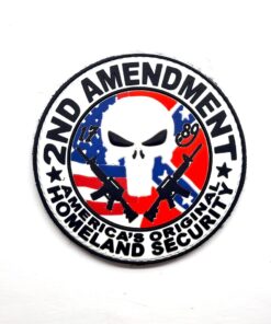 2nd Amendment Punisher PVC Patch #299