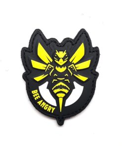Bee Angry PVC Patch #285