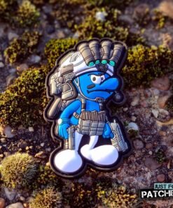Tactical Smurf PVC Patch by Titi Artist