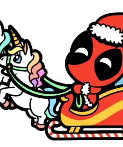 Deadpool Santa PVC Patch - PRE ORDER