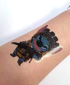 Tactical Stitch Temporary Tattoo