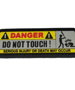Danger Do Not Touch PVC Patch
