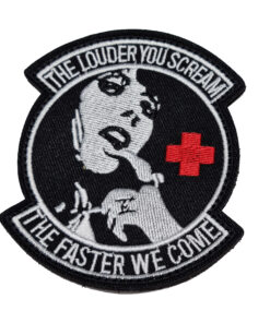 The Louder You Scream Embroidered Patch