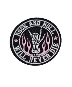 Rock and Roll Embroidered Patch
