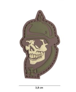 Sergeant Skull Brown PVC Patch