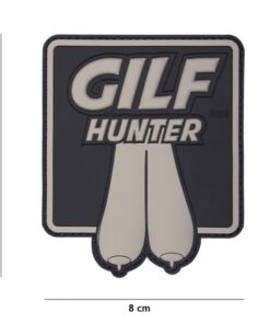 GILF Hunter PVC Patch (black) #054