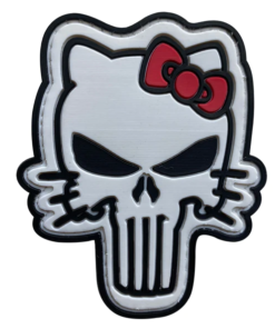 Tactical Hello Kitty PVC Patch White