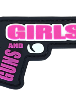 Guns And Girls Airsoft Paintball PVC Morale Patch