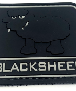 Black Sheep PVC Airsoft Morale Patch BLACK