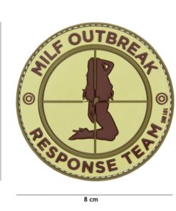 MILF Outbreak Response Team PVC Patch (Coyote and brown) #162