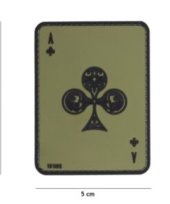 Ace Card PVC Patch Green #007