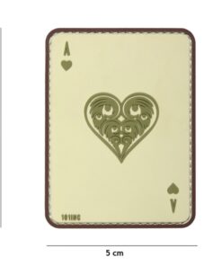 Ace Card PVC Patch #007c (Coyote)