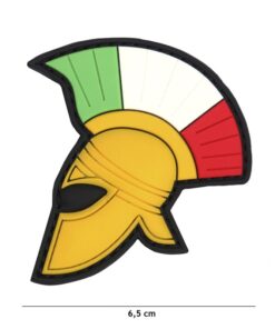 Patch 3D PVC Spartan helmet