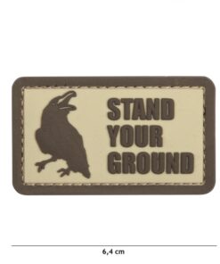 Stand Your Ground PVC Patch #161 Coyote