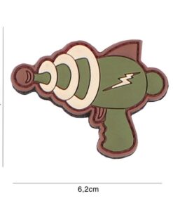 Space Gun PVC Patch #271 Green