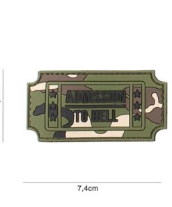 Admission To Hell PVC Patch (Woodland) #135