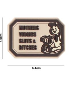 Patch 3D PVC Mothers Virgins (sand)