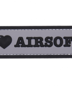 I Love Airsoft 101 INC Grey PVC Patch