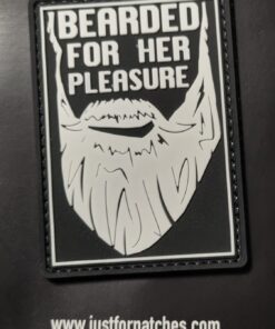 Beareded For Her Pleasure PVC Patch